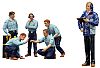 Team Tyrrell F1 Pit Crew Figurines • 1:18 scale Figurine Set • #TSM12AC12