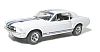 1967 Mustang GT Coupe - White with Blue Stripes - Limited Edition of 750 Pieces - #GL50822