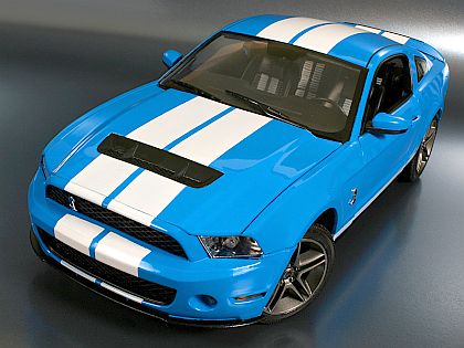 2010 Shelby Mustang GT500 • Grabber Blue with White stripes • #GL12815