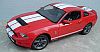 2010 Shelby Mustang GT500 • Torch Red with White stripes • #GL12816