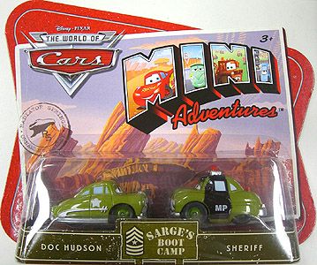 CARS - DOC HUDSON & SHERIFF • Sarge's Boot Camp • Mini Adventures • #M9232
