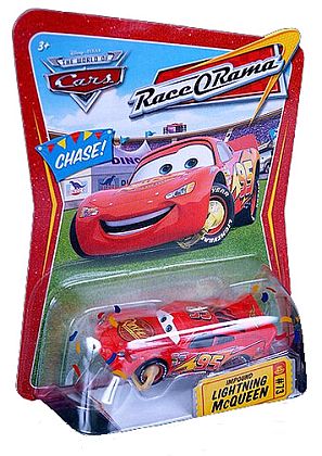 CHASE CARS car Impound Lightning McQueen Item P1639 Disney PIXAR