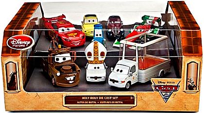 HOLY MOLY 8-Car Set • Disney Store Exclusive • CARS 2 • #DS3203W