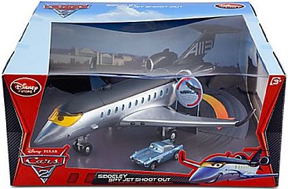 SIDDLEY Spy Jet Shoot Out • Play Set • Disney Store Exclusive • CARS 2 • #DS65978