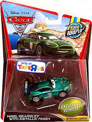NIGEL GEARSLEY • Green metallic • Disney/PIXAR CARS 2 • #V7179