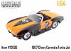 1967 Corvette Sting Ray #67 Convertible - Orange/Black - BTM12006-164