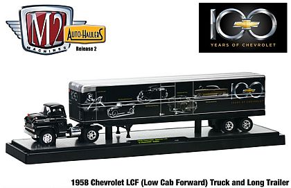 1958 Chevrolet LCF Truck and Long Trailer • CHEVROLET 100 YEARS • #M2-3600-02-01