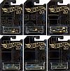Hot Wheels 50th Anniversary Collection • Black/gold • 6-Piece set • #HW-FRN33-6