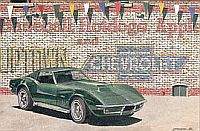 Baseball, HotDogs, 1969 Corvette Coupe, Item #DF25039