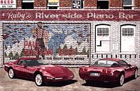 The Ruby Twins, 1993 40th Anniversary Corvette, Item #DF25019
