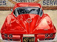 Sting Ray Reflections, 1967 Corvette Coupe, Item #DF25010