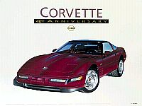 1993 40th Anniversary Corvette, Item #HP27915