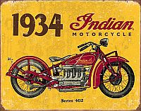 1934 Indian • TIN SIGN • #IN1929TS