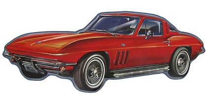 1965 Corvette Sting Ray Coupe • Embossed Tin Sign • #VE302927TS