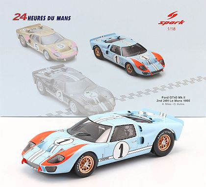 Ford GT40 1/18 scale Model Cars