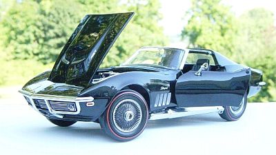 新作商品 ☆レア絶版*フランクリンミント*1/24*1968 Corvette Sport