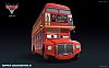 TOPPER DECKINGTON III • Double Decker Bus • Deluxe #4 • CARS 2 • #V2847