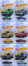 Hot Wheels DETROIT MUSCLE • Complete set of 6 • #HW-GDG44-D • www.corvette-plus.ch