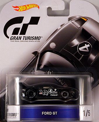 Hot Wheels Retro Entertainment Gran Turismo Ford GT (Black) Die-Cast  Vehicle 1/5