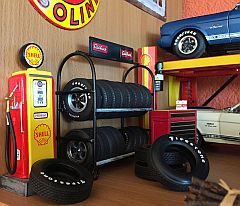 Shelby Tire Rack Display