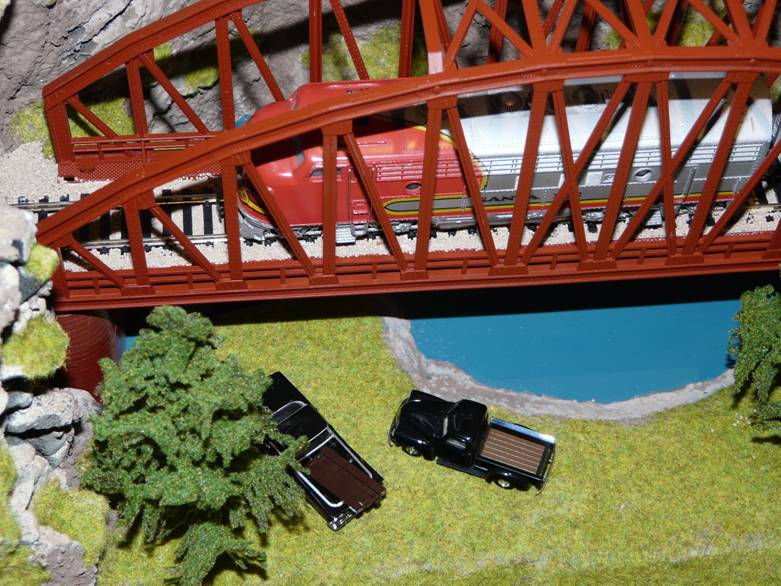 Train Bridge Diorama
