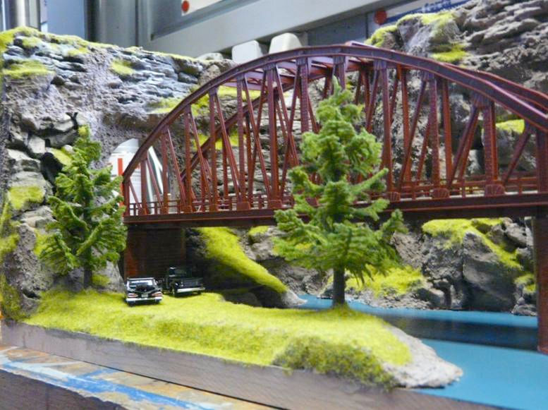 Train Bridge Diorama