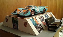 Gulf-Porsche 917 London 1969 • Diorama