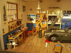 1/12 scale Garage Diorama