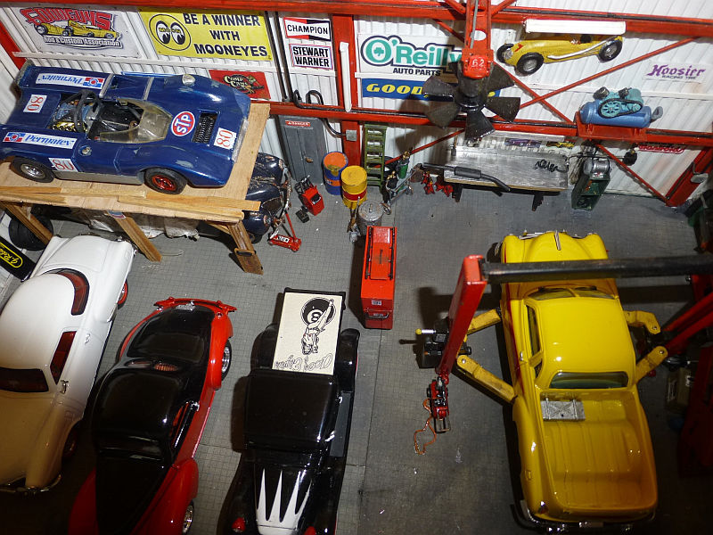 1/43 scale Garage Diorama