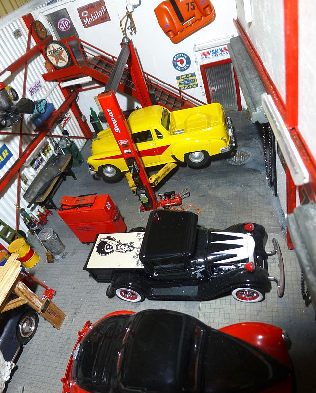 1/43 scale Garage Diorama
