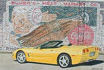 Elmer's Meat Market, 2000 Corvette Convertible, Item #DF25048