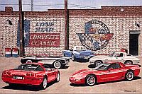 Five Generations, Corvette C1 to C5, Item #DF25030