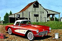 Out Of Darkness, 1957 Corvette Convertible, Item #DF25016